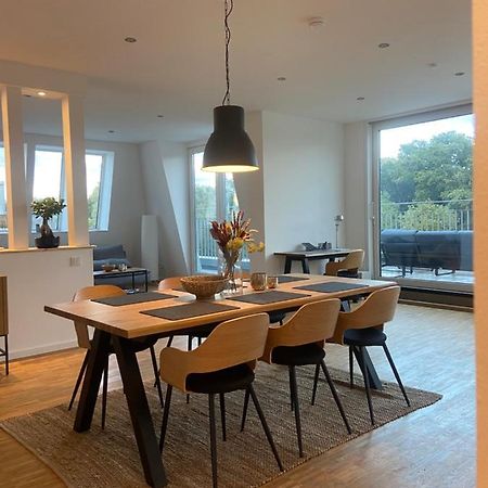 Zentrales Penthouse Mit Blick Auf Schwanenteich Lägenhet Minden  Exteriör bild
